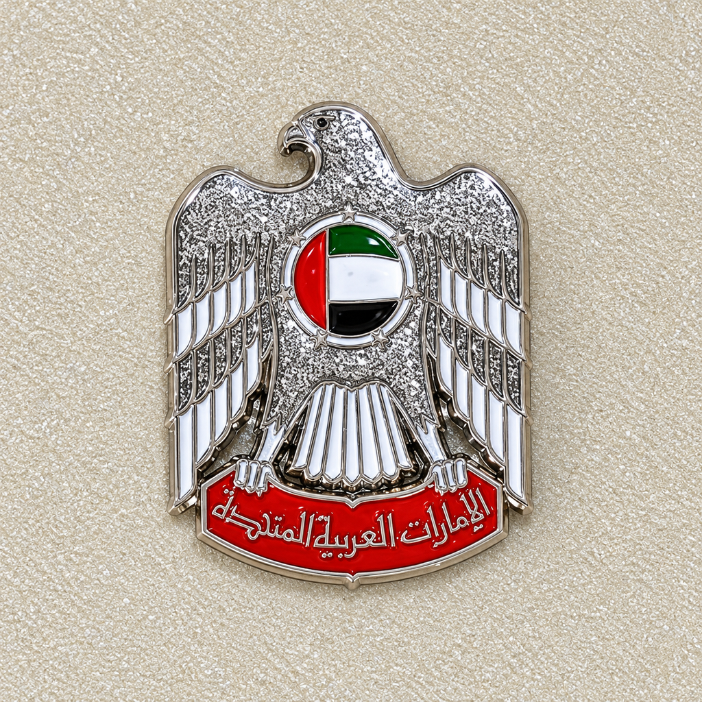 استكر تيلفون شعار الدولة الفضي🇦🇪